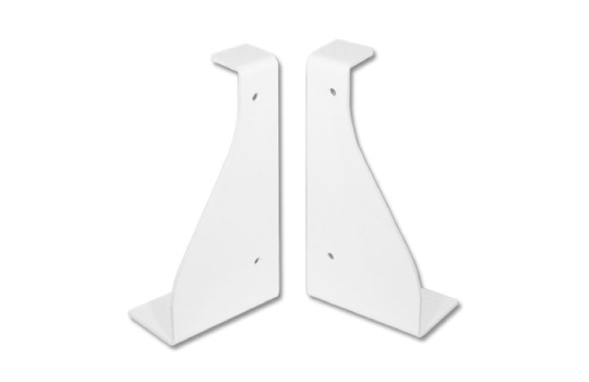PAIR OF WALL-MOUNTED BRACKETS